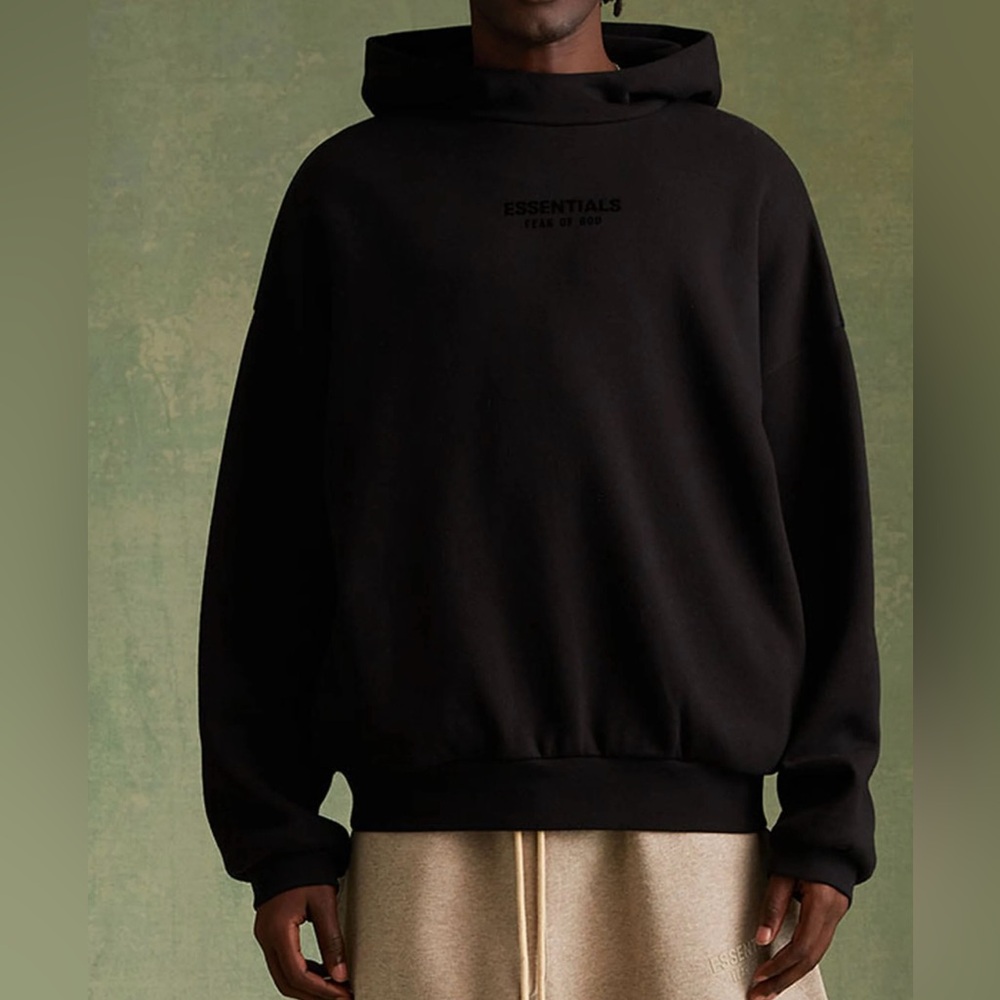 Fear of God Essentials Men's Black Hoodie